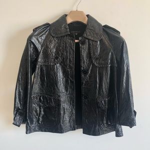 •MOVING SALE• Theory Leather Raincoat